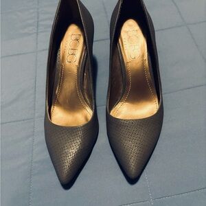 BCBG Textured Gray Heels